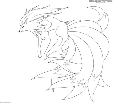 Nine Tails Drawing At Getdrawings Free Download