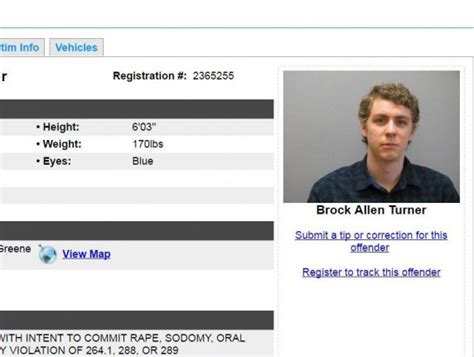 Ex Swim Star Brock Turner Registers As Sex Offender