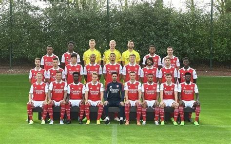 Mouse Mat Of Arsenal First Team Squad 202223