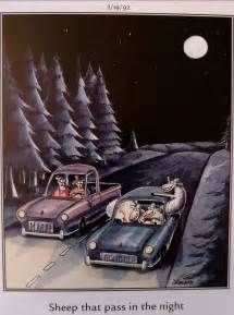 Sheep That Pass In The Night ~ The Far Side Gary Larson Far Side