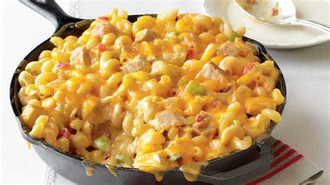 Kfc mac and cheese is an indulgent creamy cheddar side that pairs perfectly with crispy chicken. King Ranch Chicken Mac and Cheese - Southern Living