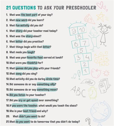 21 Questions To Ask Your Preschooler Bloggy Moms Magazine
