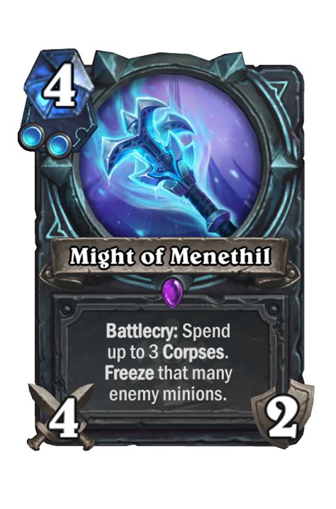 Might Of Menethil Hearthstone Card