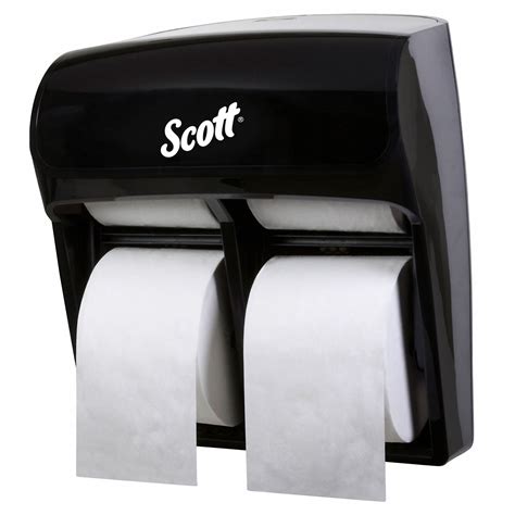 Kimberly Clark Professional Toilet Paper Dispenser 4 Rolls Black