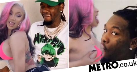 Cardi B Dances On Husband Offsets Face In X Rated Tiktok Challenge