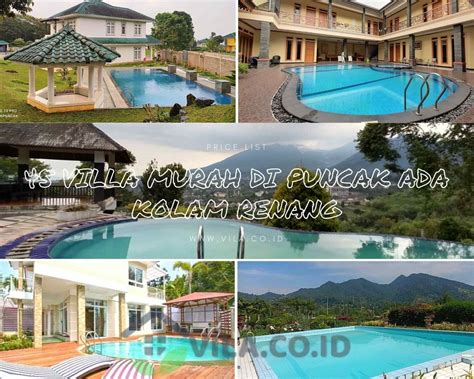 45 Villa Murah Di Puncak Ada Kolam Renang Private Pool Vilacoid