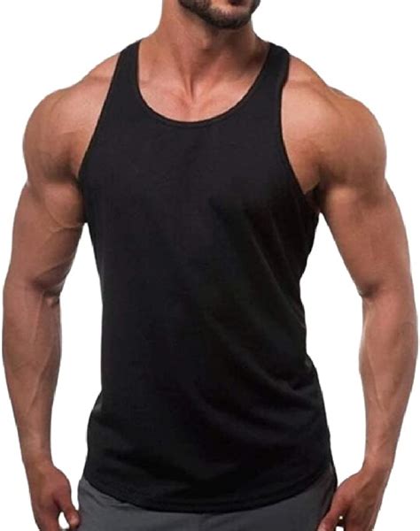 Fubotevic Men Bodybuilding Fashion Sleeveless Workout Stringer Tank Tops T Shirts At Amazon Men