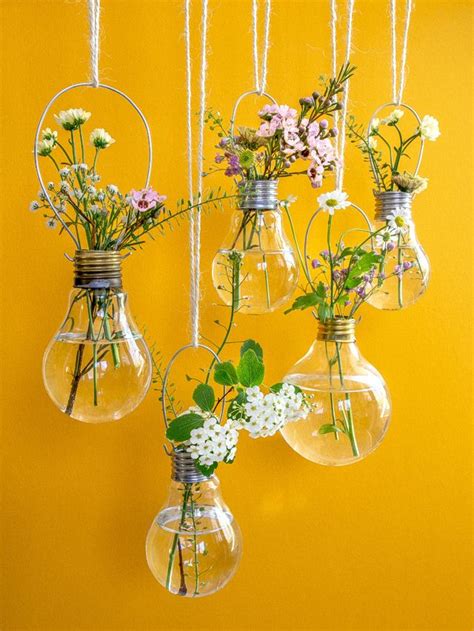 Hanging Light Bulb Planters And Vases Diy For Urban Jungle Bloggers