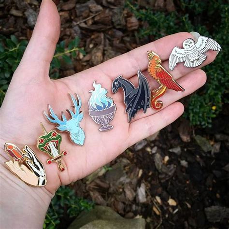 Full Set Of A Year At Hogwarts Book Inspired Pins All Books Are Now