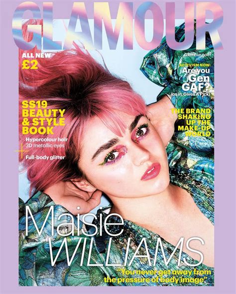 Maisie Williams And Sophie Turner In Glamour Magazine Uk March 2019