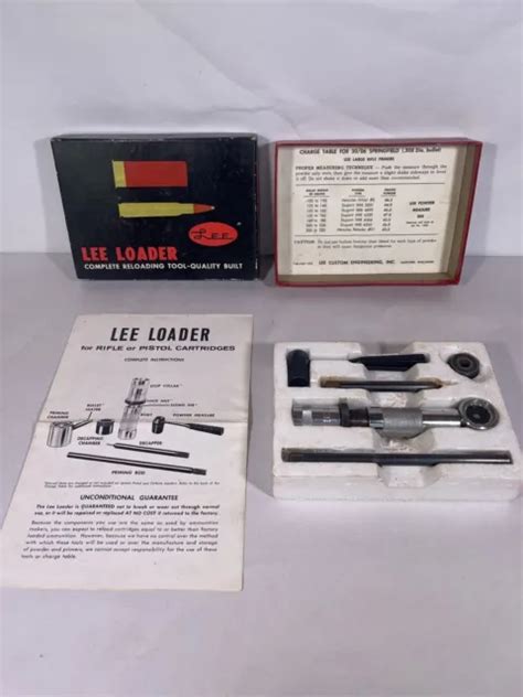 Vintage Lee Loader Reloading Kit For Springfield Rifle Pistol Cartridges Picclick