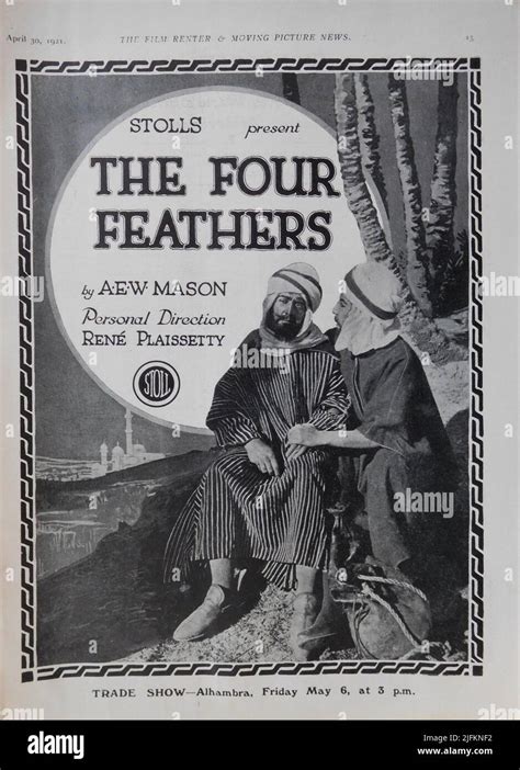 Harry Ham Mary Massart Cyril Percival And Roger Livesey In The Four Feathers 1921 Director Rene