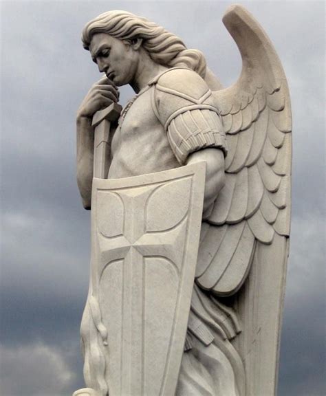 The Archangel Michael Looking Like A Majestic Guardian Angel