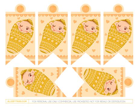 These darling free baby shower printables will help make the task a lot easier. Printable baby shower gift tags. Free PDF template to ...
