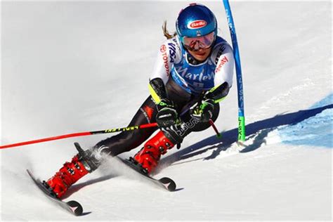 Mikaela shiffrin's ski technician, kim erlandsson, tends to a hefty collection. Shiffrin leads 1st run of giant slalom by massive margin ...