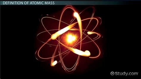 Atomic mass or weight is the average mass of the protons, neutrons, and electrons in an element's atoms. What is Atomic Mass? - Definition & Examples - Video ...