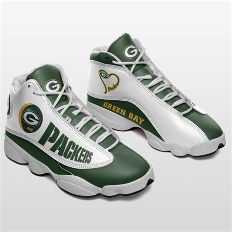 Green Bay Packers Form Air Jordan 13 Sneakers Ph Gts001715
