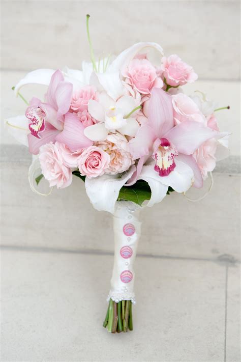 Beautiful Orchid Wedding Bouquets