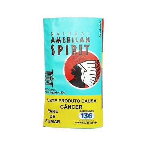 Tabaco American Spirit Natural 30 G Tales Tabacaria