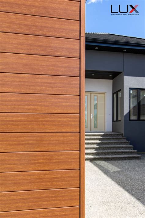Lux Residential Architectural Cladding Knotty Woodgrain Steel Siding