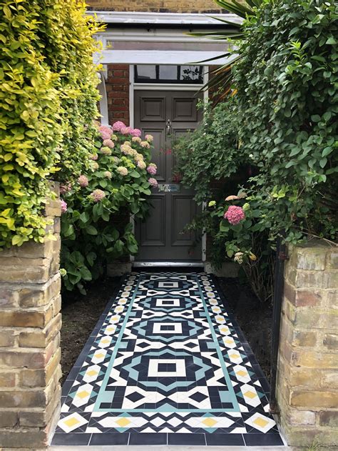 London Mosaic Victorian Tiles Pathway Geometric A Twist On The