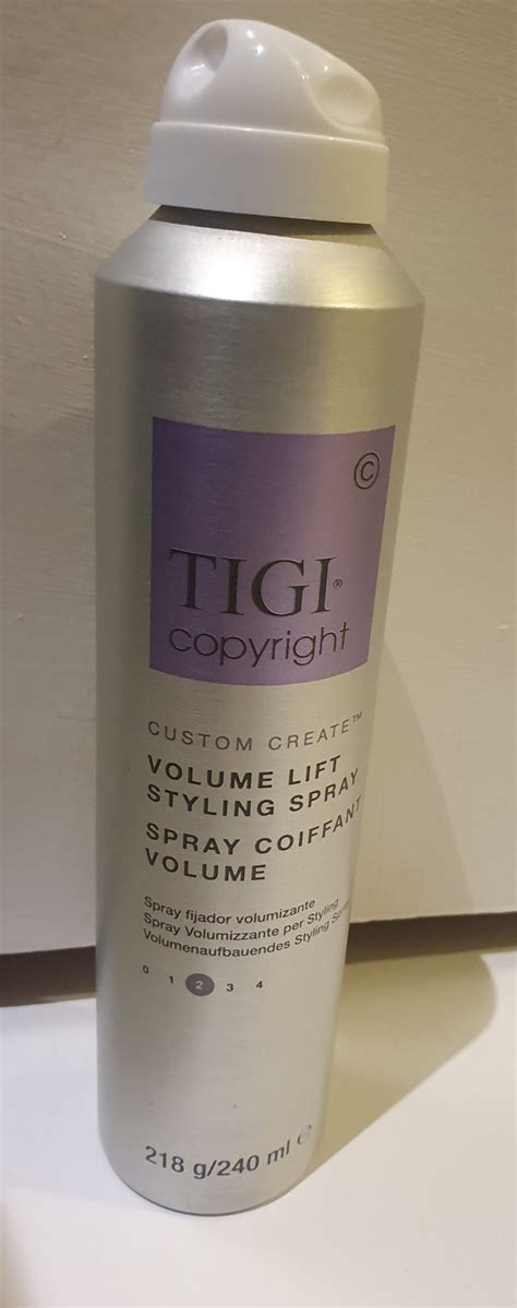 TIGI Copyright Custom Create Volume Lift Styling Spray Red Hair