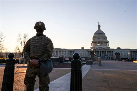 National Guard Troops Are Authorized To Carry Their Weapons On Capitol