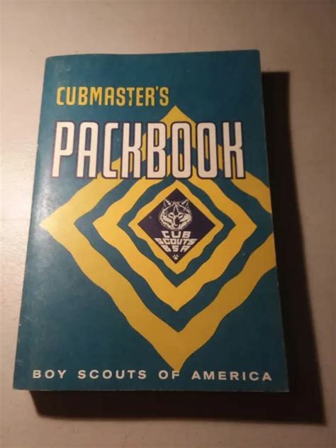 Vintage Boy Scout 1967 Cubmasters Packbook 200 Picclick