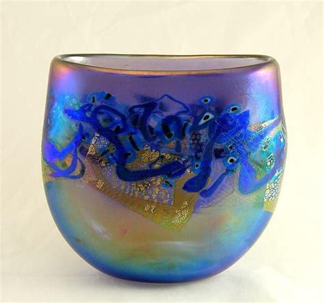 Klimit Vase By Robert Held Art Of Glass Blown Glass Art Glass Vase Pottery Painting Designs