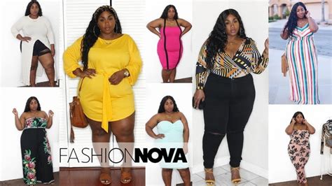 Show Up And Show Out Plus Size Fashion Nova Curve Try On Haul Youtube