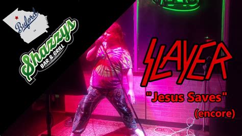 Karaoke Slayer Jesus Saves Cover Encore Youtube