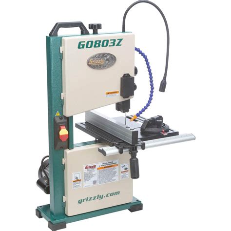 Grizzly Industrial 9 In Benchtop Bandsaw With Laser Guide And Quick