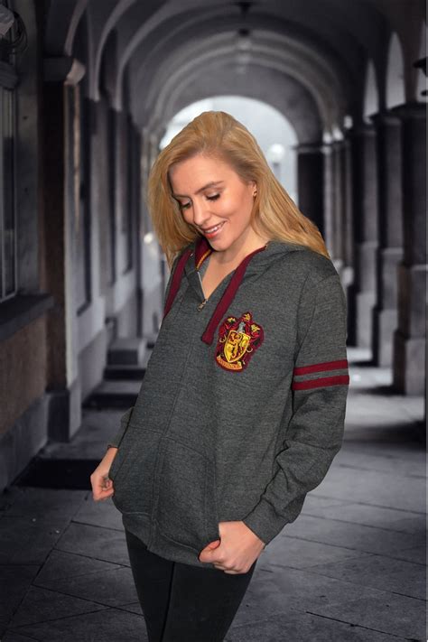 Licensed Harry Potter™ Unisex Gryffindor™ Zipped Hoodie Hooded Etsy