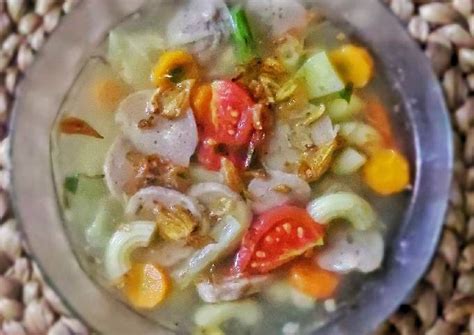 Resep Sop Bakso Makaroni Oleh Arifah Amrullah Cookpad