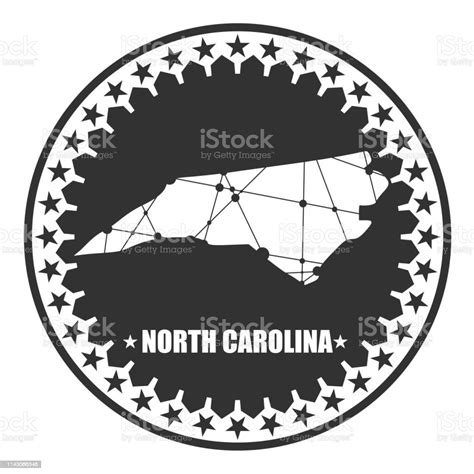 North Carolina State Map Stock Illustration Download Image Now