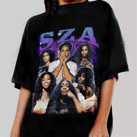Sza Shirt Sza Printed Graphic Tee Sza Ctrl Fan Shirt Sza Etsy