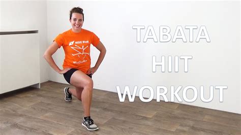 12 Minute Tabata Hiit Workout Youtube