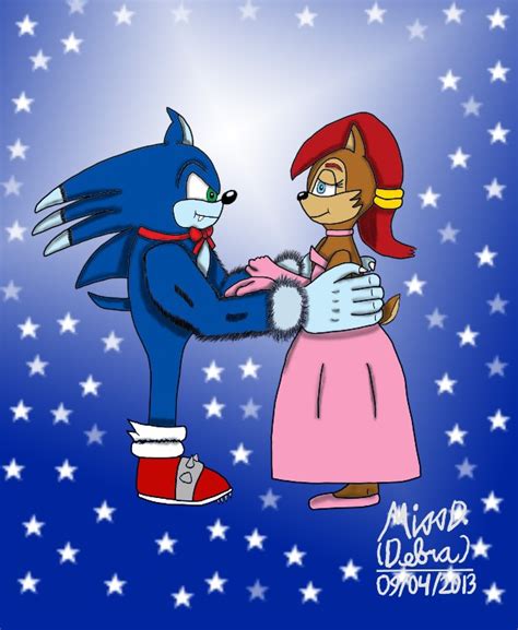 Sonic The Werehog Dancing With Princess Sally By Miss D Debra Side 7