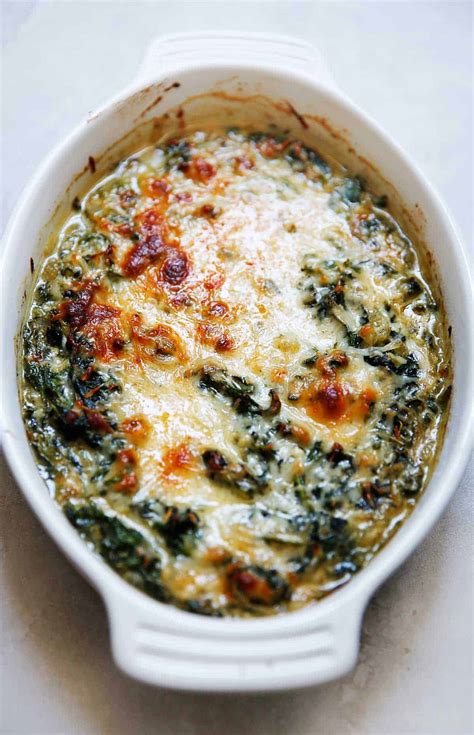Healthy Creamed Spinach Made Without Cream Lexis Clean Kitchen