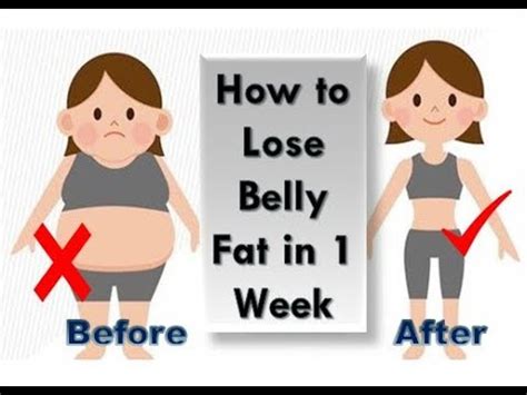 To lose weight quickly, you'll need to burn as much fuel as you can with intense exercises. How to Lose Belly Fat in 7 Days - YouTube
