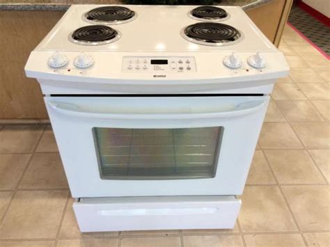 Check spelling or type a new query. Kenmore White Convertible Electric Range Stove Oven - USED ...