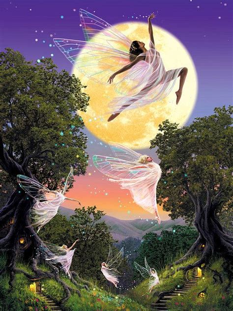 dance of the moon fairy art print by mgl meiklejohn graphics licensing moon fairy fairy