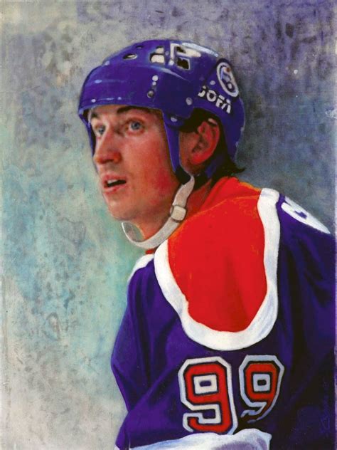 Wayne Gretzky Original Painting By Steven Csorba 12 X 16 Sports