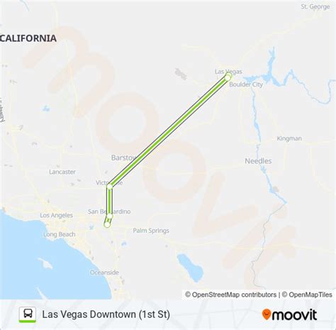 Ruta Flixbus 2036 Horarios Paradas Y Mapas Las Vegas Downtown 1st