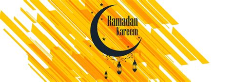 Ramadan Kareem Banner Colorful Template Design 677430 Vector Art At