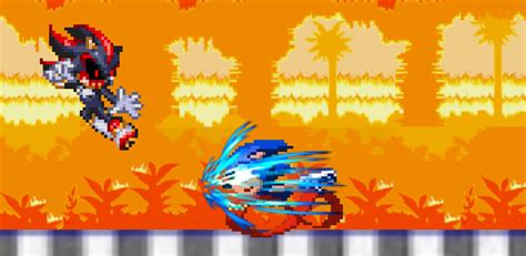 Sonic Vs Shadow Exe Sprite Battle By Shadowxcode On Deviantart