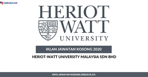 Portal info jawatan kosong kerajaan dan jawatan kosong swasta terkini 2015. Jawatan Kosong Terkini Heriot-Watt University Malaysia ...
