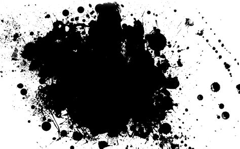 Black Paint Splatter Png Transparent Background Free Download 33313