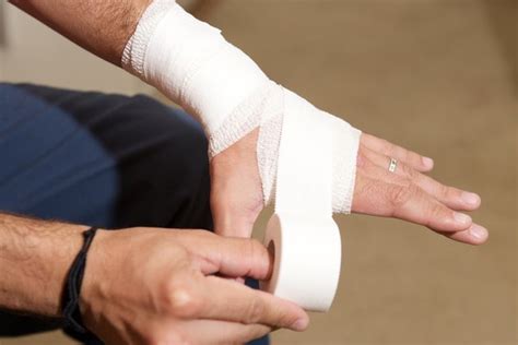 How To Wrap A Wrist With Athletic Tape