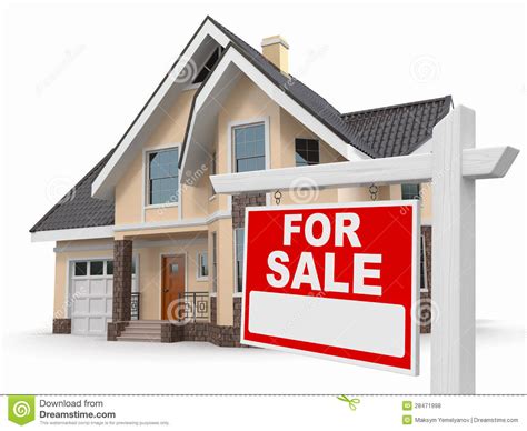 House For Sale Sign Royalty Free Stock Photos Image